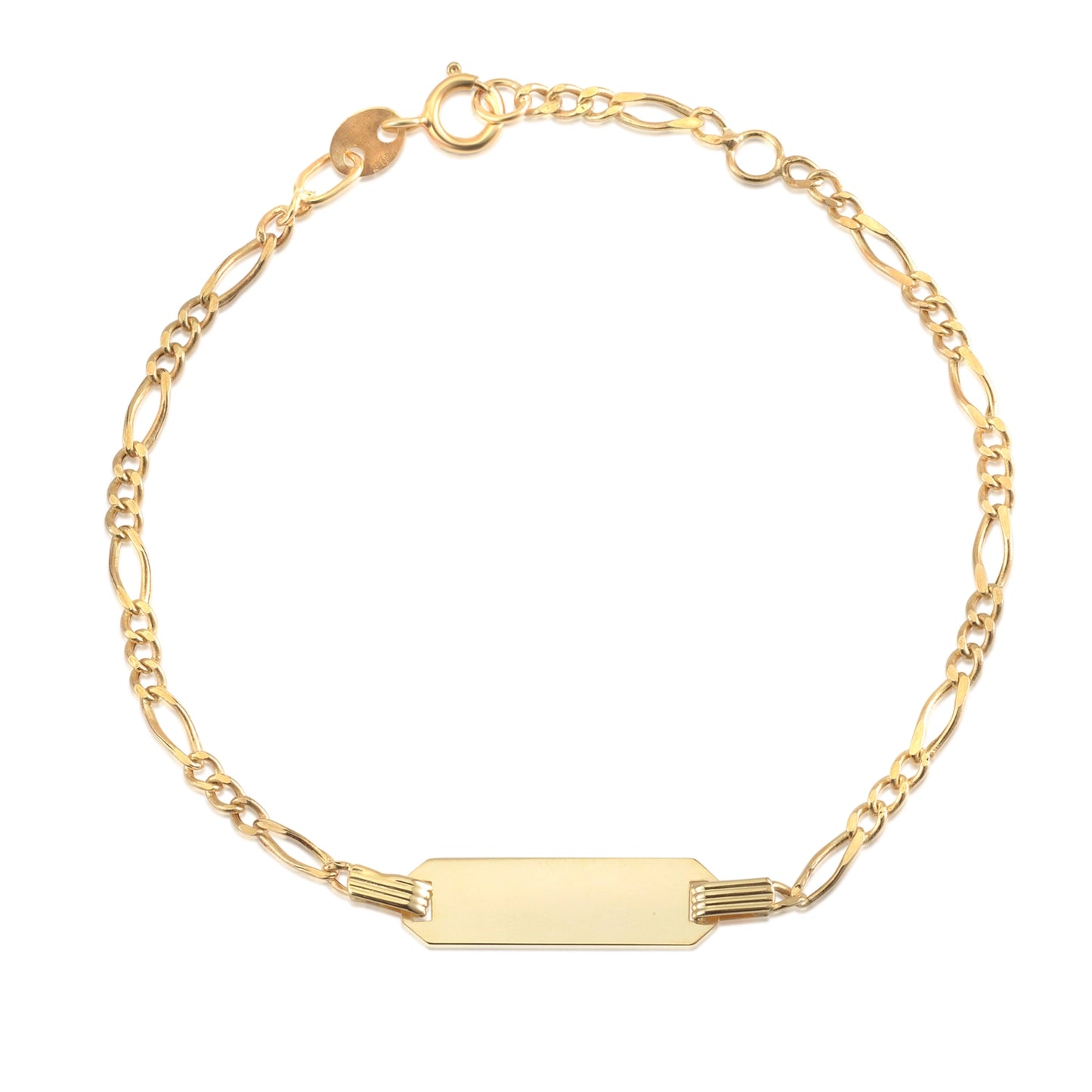 14K Gold Figaro ID Bracelet (Baby/Kids)