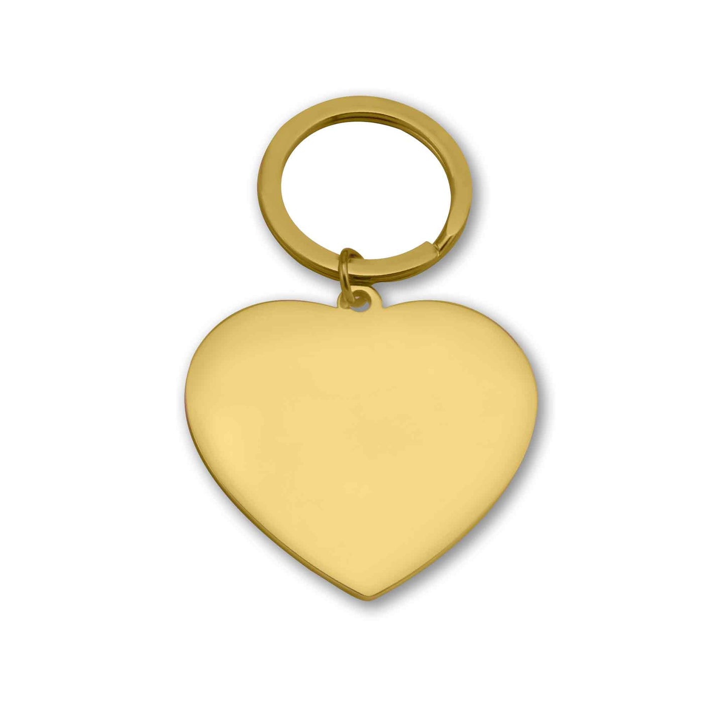 Gold Heart Keychain