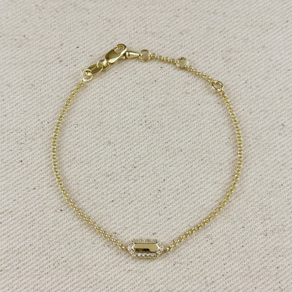 Rectangle Plate Bracelet