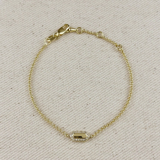 Rectangle Plate Bracelet