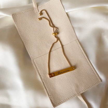 Gold Cross Bracelet