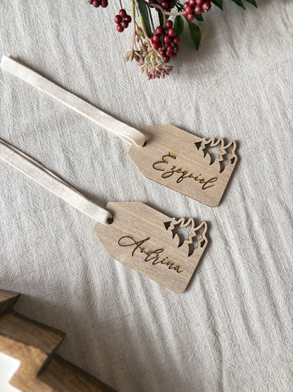 Wood Tag Design