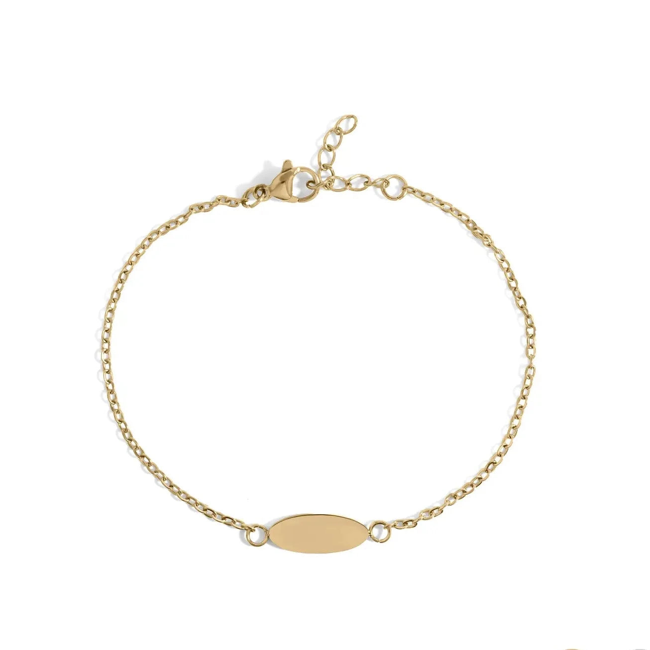 Oval Gold Bracelet