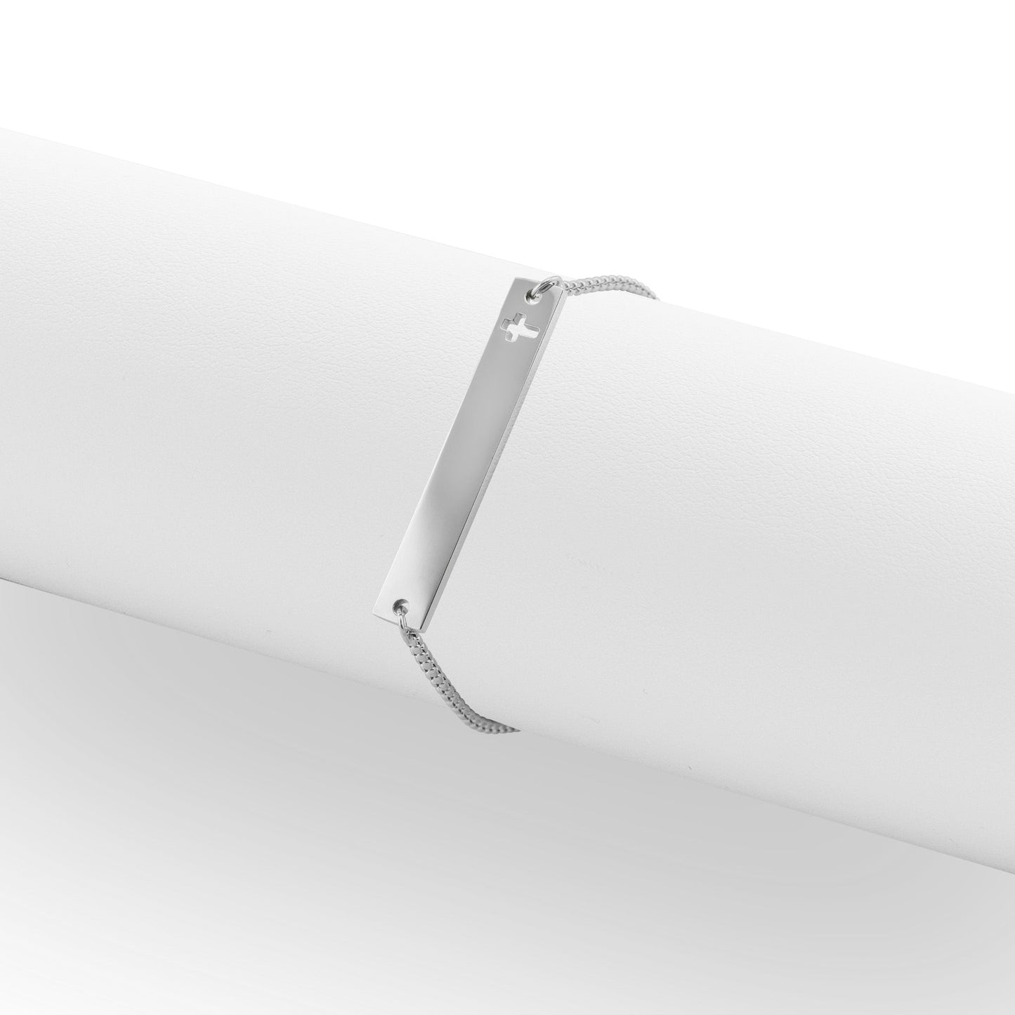 Silver Cross Bracelet